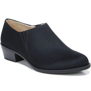 LifeStride Womens Abilene Black Faux Vegan Suede Microsuede Ankle Boots Shoes 9